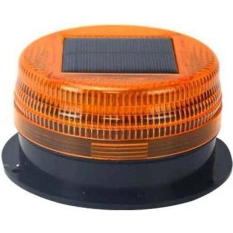 Projecteur solaire magnétique haute performance pour toit, lampe torche pour engins de chantier, feu de stationnement solaire pour une utilisation nocturne, jaune (1/2)