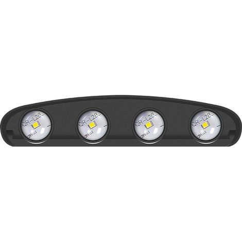 Applique murale moderne 8W LED applique murale en aluminium noir, applique murale extérieure étanche IP65, convient à la décoration d'éclairage du couloir de la cage d'escalier du salon, blanc c