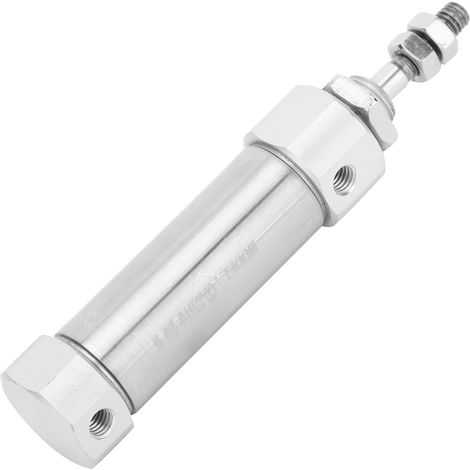 Mini-vérin pneumatique, double effet, simple course, acier inoxydable, CDJ2B16CDJ2B16-20B (1/5)