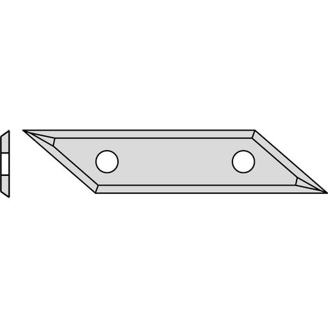 790.580.01 PLAQUETTE ReVERSIBLE AVEC POINTE 41A (2/35) 58X12X1.5MM HW-K1920