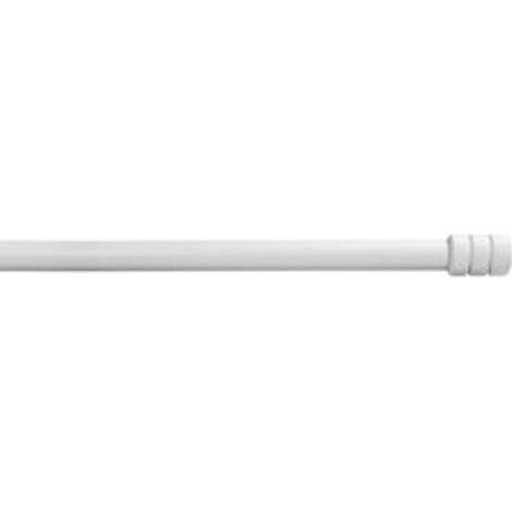 BASTONE METALLO D 20/19 120/210CM CILINDRO BIANCO - 6 pezzi