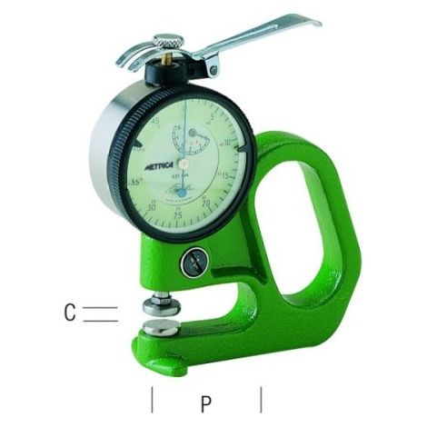 Jauge d'épaisseur de poche METRICA 43030 – 0 à 5 mm lecture 0,01 mm