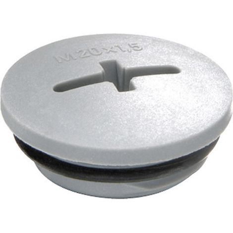 Wiska 10064650 EVSG-ORD M12 RAL 7001 Verschlussschraube  M12    Polyamid Silber-Grau (RAL 7001) 1 St