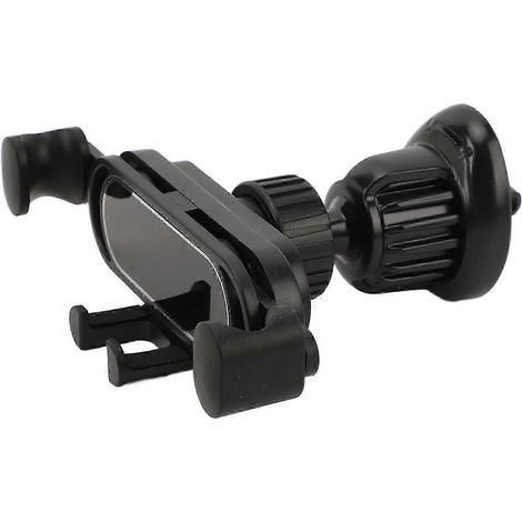 Support universel de téléphone à gravité pour voiture - utilisation à une main et fixation sur grille d'aération (1/5)