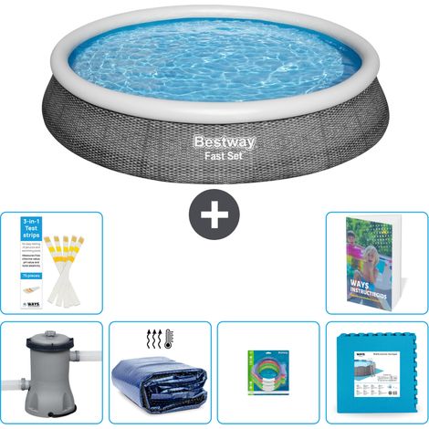 Bestway Fast Set Rund - 396x84 cm - 7-teilig  S229 (1/5)