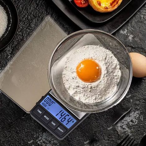 Elektronische Tischkaffeewaage, Miniwaage für Espressotimer, Waage für Kaffeeabtropfschale, Waage für Kaffeemühle (1/5)
