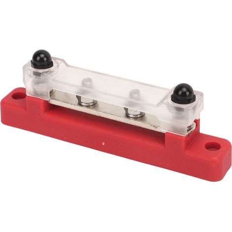 Distributeur électrique 4 bornes 12-48V 150A, résistant à la rouille, pour voitures, camions, camping-cars, bateaux, équipements industriels, rouge (1/5)