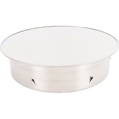 Couvercle de conduit de poêle - 1 pièce - Acier inoxydable - Étanchéité parfaite pour conduit de 200 mm - Usage intérieur et extérieur (1/4)