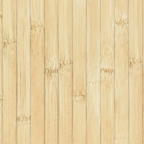 Papier Peint Autocollant Chambre Papier Peint Adhesif Mural Tasseau de Bois Bambou Naturel Beige Revetement Plan de Travail Cuisine Imitation Panneau Bois Vinyle Adhesif Salon Plafond 30CM×5M (1/5)