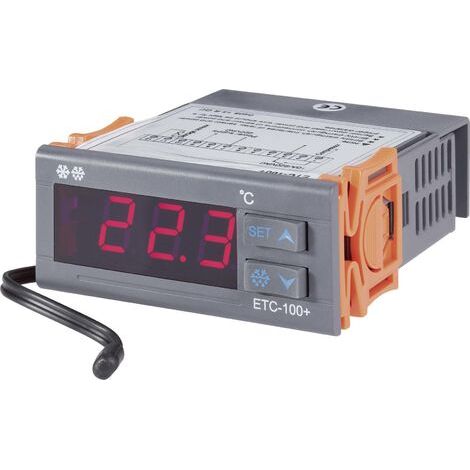 VOLTCRAFT ETC-100+ Temperaturregler NTC10K -40 bis +120 °C Relais 10 A (L x B x H) 88 x 75 x 34.5 m (1/5)