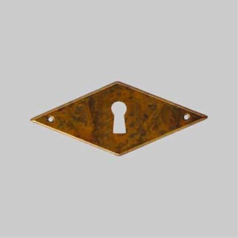 Bocchetta per mobili '8046' orizzontale 55x28 mm - patinato antico GIUSTI (1/2)