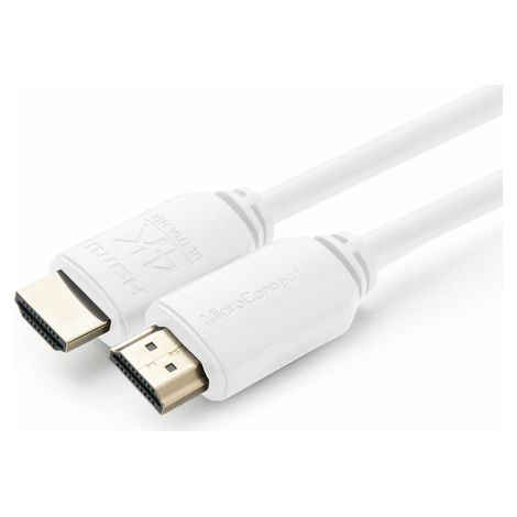 Câble HDMI Microconnect MC-HDM19190 0,5 V 2,0 Wh 0,5 m Blanc (1/3)