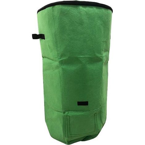 57 Litre Non-woven Compost Bin - Green, Garden Compost Bags, Eco Organic Compost Bin