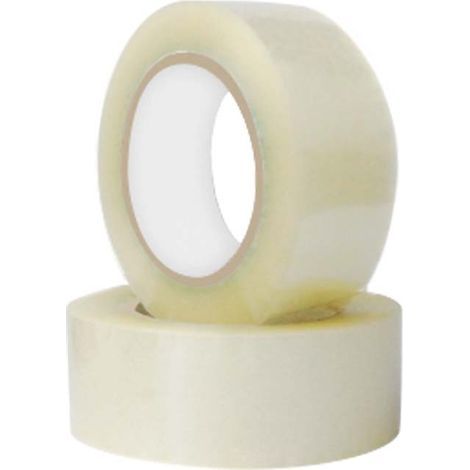 Packung mit 8 hochwertigen, transparenten Verpackungsklebebändern, 4,5 cm breit x 1,2 cm dick. (1/5)