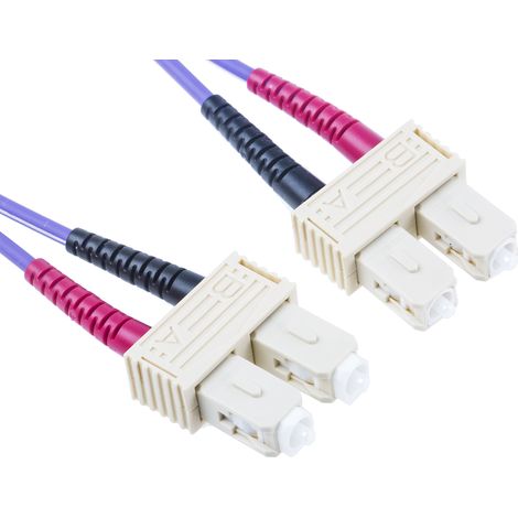 Câble fibre optique RS PRO 5m Avec connecteur / SC, OM3 Multi-mode ( Prix pour 1 )