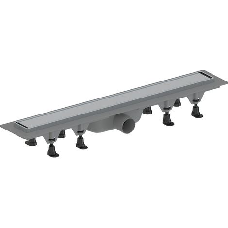 Siphon de sol FLIDO avec grille en acier inoxydable pour carrelage, L-710, DN50 (1/2)