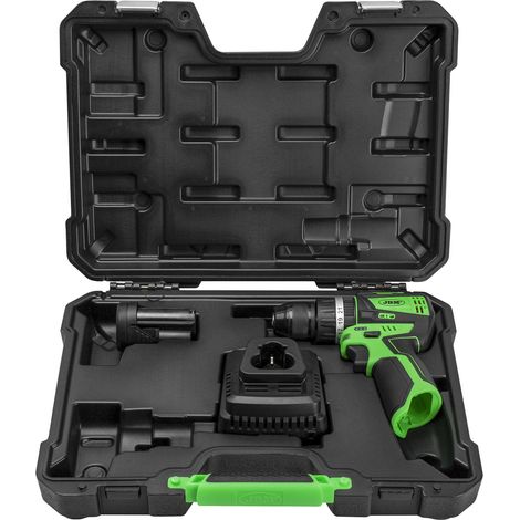 JBM60058C Taladro percutor a batería de 12 V con maletín