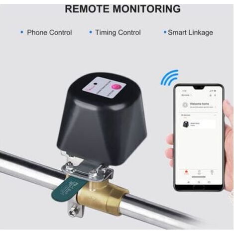 Vanne d'eau intelligente WiFi avec minuterie, avec caractéristiques : Automatique, Minuterie (1/5)