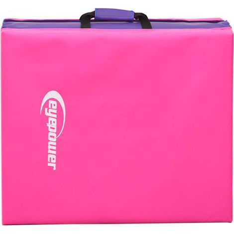 eyepower Colchoneta de Entrenamiento Gimnasia XL 200x60x5cm plegable Rosa (1/5)