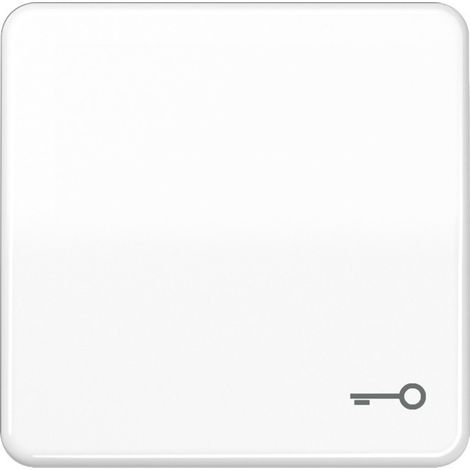Jung Wippe 1fach, Symbol Tür, Duroplast, Serie CD, alpinweiß CD 590 T WW (1/2)
