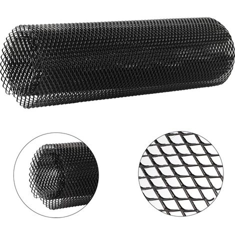 Grille maille aluminium 4x8mm losange universelle pour pare-chocs carrosserie auto (1/5)