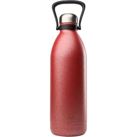 Bouteille isotherme ROC safety rouge - avec poignée - 1,5 L - 16 H au chaud 48 H au froid (1/2)