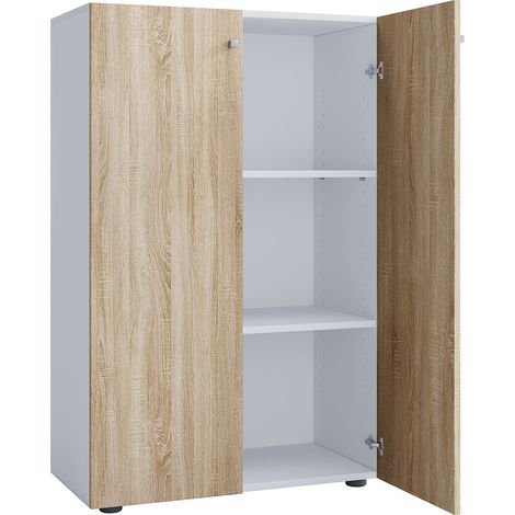 LonaXLDT armoire de bureau 2 portes blanc. (1/4)