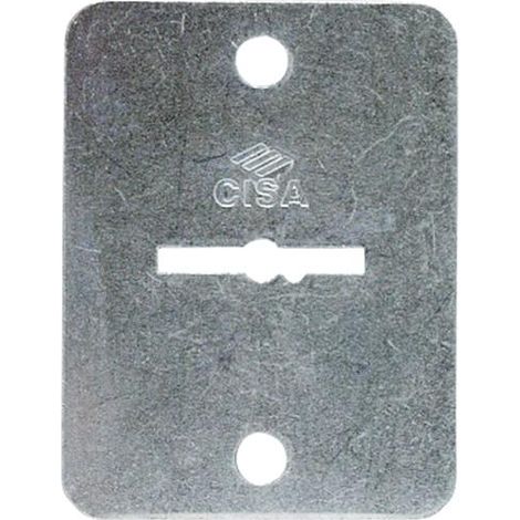 COPRITOPPA DA SALDARE per Serrature da infilare CISA ART 06124.00
