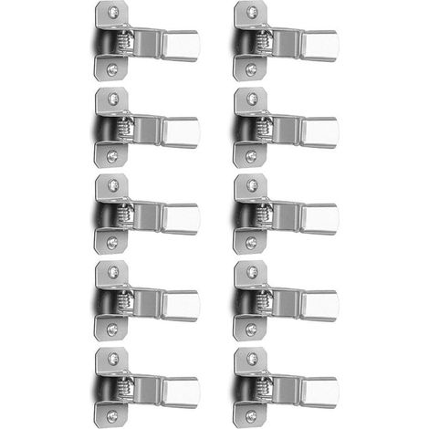 Lot de 10 supports de pelle en métal robuste pour montage mural durable (1/4)