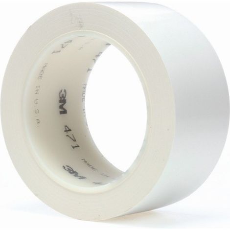 Cinta Adh 50Mmx33Mt Marcaje Vinilo Blanca 471 3M