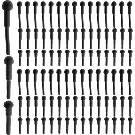 Packung mit 100 Gummispitzen für Friseurscheren, Ersatz-Gummistopper, 3 verschiedene Größen, Friseurzubehör. (1/5)