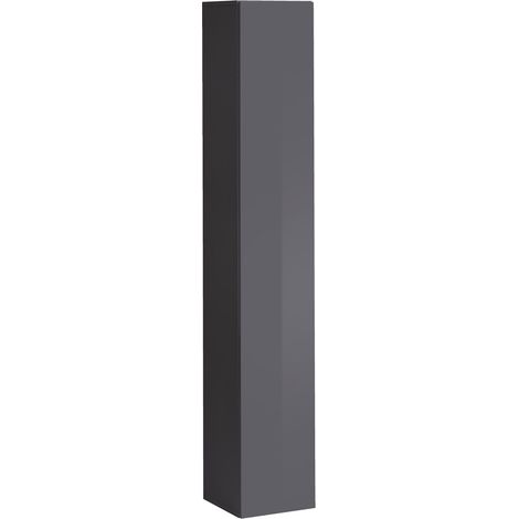 Armoire murale penderie 1 porte – Structure mélamine 16mm – Dimensions 30x180x30cm – Portes MDF haute brillance – 4 compartiments – Lettiemobili