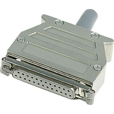Capot SUB-D 37 pôles HARTING 09670370453 plastique, métallisé 180 ° argent 1 pc(s) D15840 (1/2)