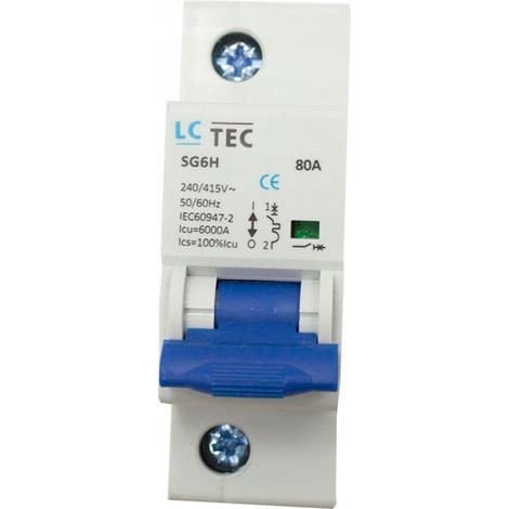 Interruttore automatico Ospel sg6h 80A 240 415V (1/3)