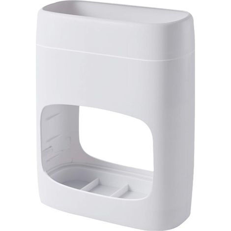 Porte-parapluie blanc, porte-parapluie autoportant carré, porte-parapluie pour la maison, porte-parapluie de stockage pour bureau à domicile, taille du produit: 22 9 28-1pcs (1/5)