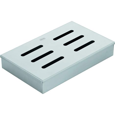 RÖSLE Affumicatoio, pregiato accessorio per regalare alla carne un aromatico sapore affumicato, affumicare su barbecue a gas e a carbonella, acciaio inox 18/10 (1/4)