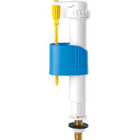 Nicoll – Robinet flotteur silencieux 3/8' – Mécanisme standard 12x17 – Pour installations en milieu humide – Alimentation basse en laiton (1/2)