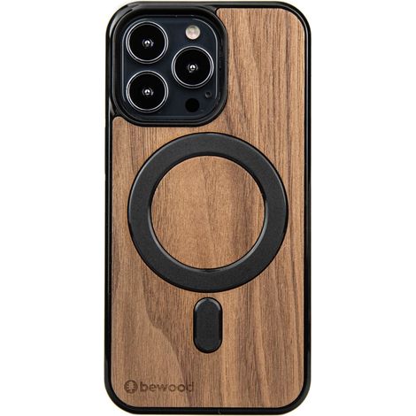 Custodia in legno Bewood per iPhone 13 Pro in noce americano MagSafe (1/5)