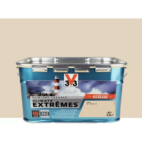 Peinture Façade V33 Climats Extrêmes Sable 2,5 L (1/2)