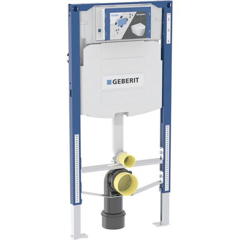 Geberit – Élément Duofix pour WC au sol enfants – Bâti support 0-20 cm – Rinçage 1/2 quantités – Montage en applique ou paroi (1/2)