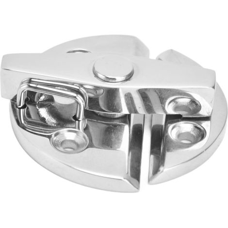 Trappe de porte de bateau en acier inoxydable 316, loquet à bouton rotatif, charnière marine