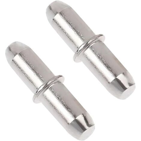 12 Pièces Supports D'étagères, 5 mm Chevilles de Support D'Étagère Métal, Taquet Etagere, Chevilles de Support Etagere Murale, pour Étagères, Armoires et Rénovations (1/5)