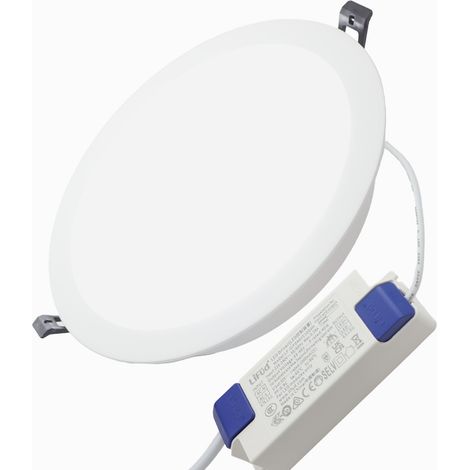 ALPINALUZ Downlight LED Profesional Empotrable 40W IP44 con Sistema CCT 6000K-4000K-3000K Aluminio Diámetro Exterior 23cm (1/5)