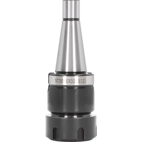 Porte-pince NT30 ER32 pour fraiseuse CNC, mandrin porte-fraise avec clé, filetage M12, fixation outil usinage (1/5)
