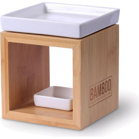 Diffuseur pour galet parfumé en bambou Heart and Home (1/3)