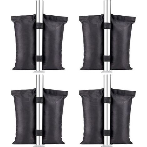 Lot de 4 Poids d\\'auvent en tissu oxford 420D pour Pieds d\\'auvent, tente, multicolore DALLE A LESTER (1/4)