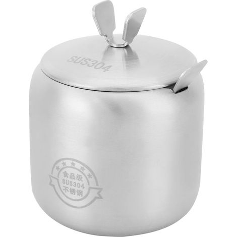 Ensemble de récipients à épices en acier inoxydable pour la cuisine : pot à épices, étagère à épices, flacon à condiments (1/5)