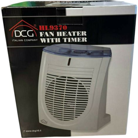 DCG Eltronic HL9370 stufetta elettrica Bianco 2000 W Riscaldatore ambiente elettrico con ventilatore (1/4)