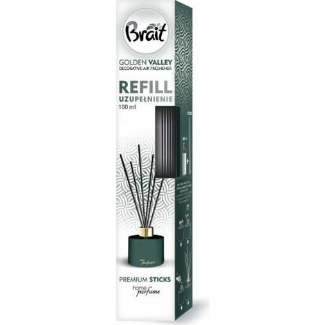 Recambio de aceite perfumado decorativo para el hogar BRAIT con varillas Golden Valley 100 ml (1/5)