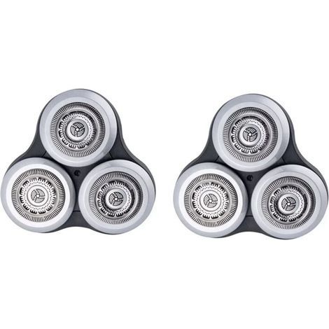 2X Têtes de Rechange SH90 pour Rasoirs Series 9000 S9911 S9731 S9711 S9511 S9111 S9031 S9988 Lame Rasoir (1/4)